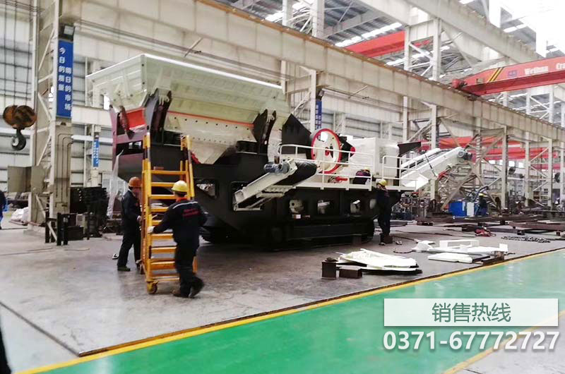 移動(dòng)制砂機(jī)深入制砂前線 打破固定式制砂局限